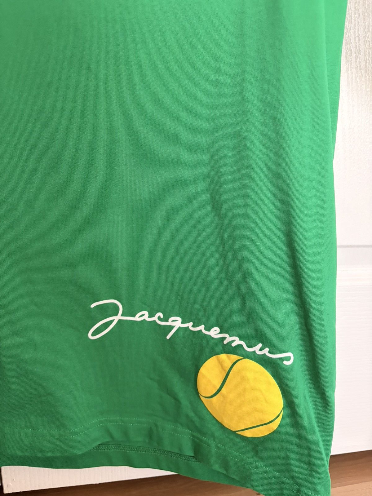 Jacquemus Jacquemus Green Tennis Tshirt Size US M / EU 48-50 / 2 - 2 Thumbnail