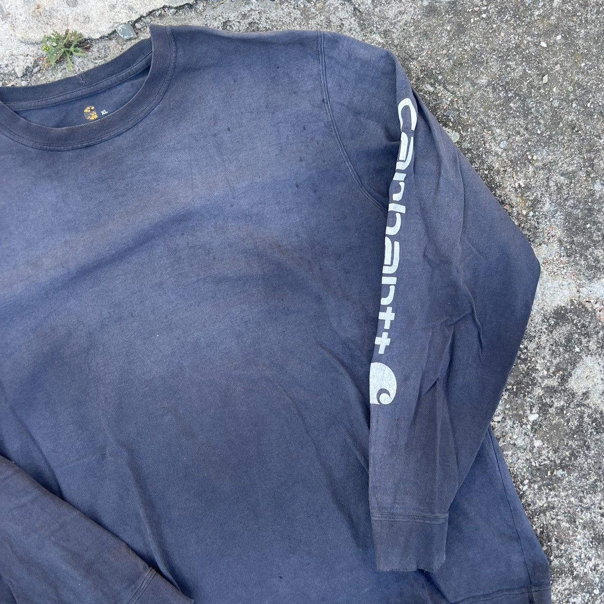 Carhartt × Vintage Carhartt T shirt Vintage y2k Longsleeve Thrashed Size US XL / EU 56 / 4 - 4 Thumbnail