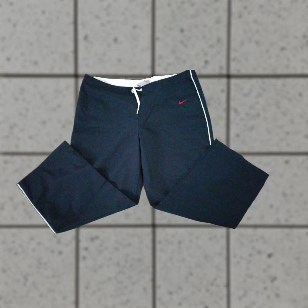 Nike VINTAGE Womens Nike Team USA Olympics Athletic Pants Running S Small Navy Blue 31x21 Size 28" / US 6 / IT 42 - 1 Thumbnail