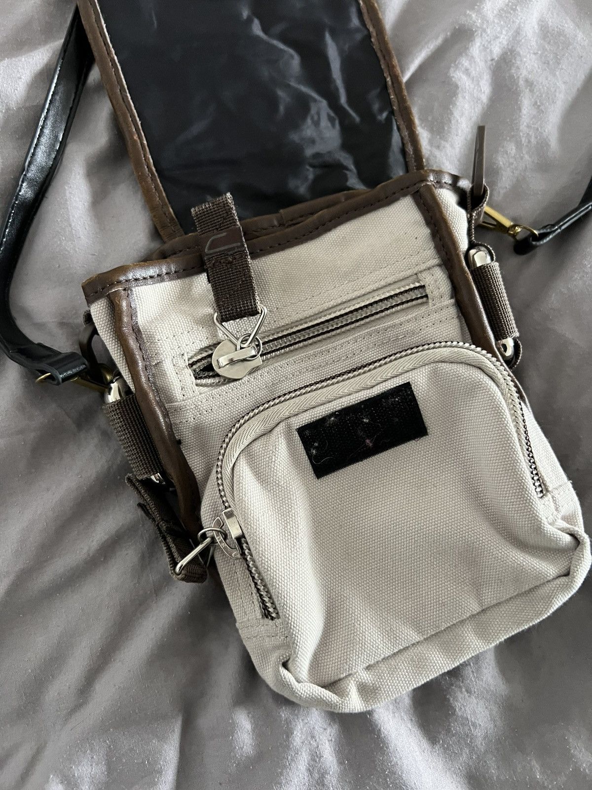Diesel Vintage Diesel Messenger Bag Shoulder Y2K 90s Military Army Size ONE SIZE - 7 Thumbnail