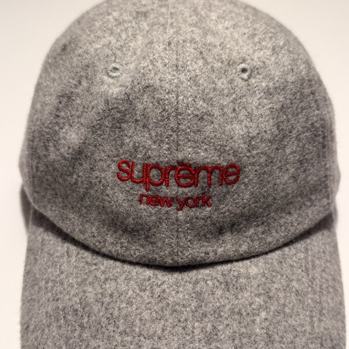 Supreme Supreme waxed wool 6-panel cap Size ONE SIZE - 3 Thumbnail