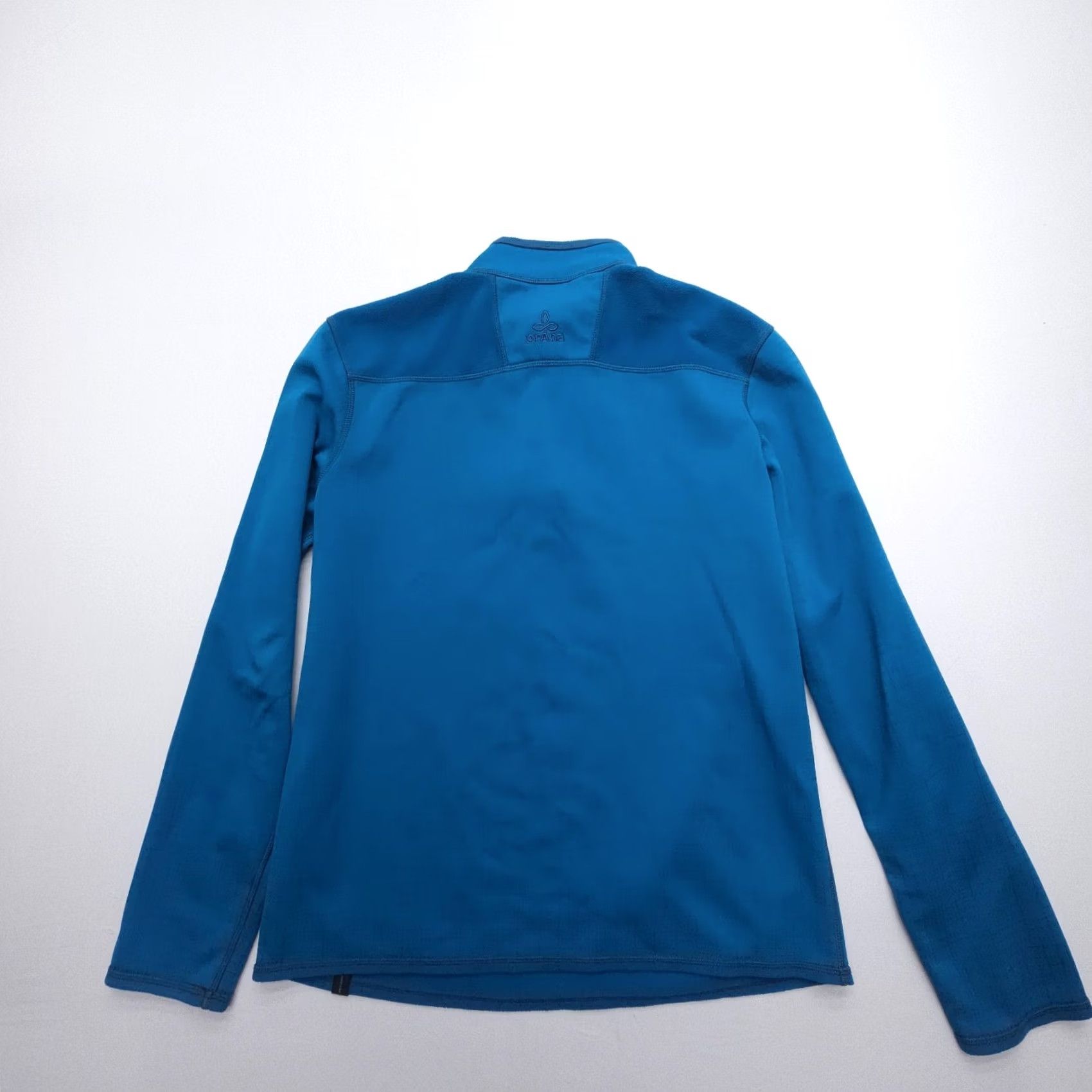 Prana prAna Long Sleeve 1/4 Zip Fleece Pullover Womens L Blue Hiking Mid Layer Shirt Pullover Womens Outdoor 1/4 Zip Lightweight Regular Blue Hiking Womens Size L / US 10 / IT 46 - 2 Thumbnail