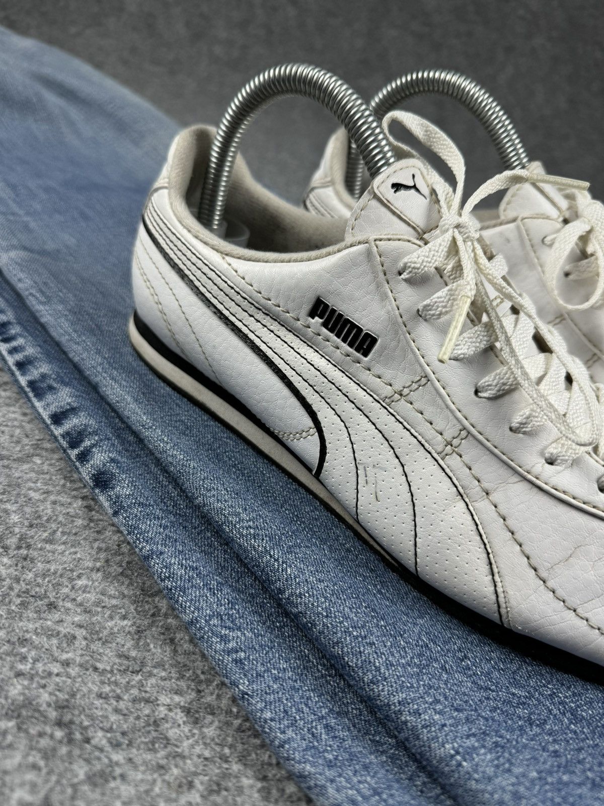 Puma × Vintage Vintage Puma Speedcut Leather y2k sneakers Size US 7.5 / IT 37.5 - 3 Thumbnail