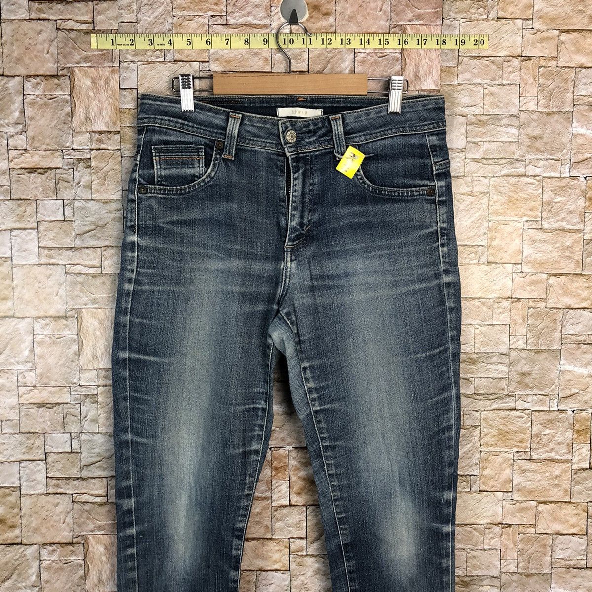 Edwin Edwin Blue Distressed Denim Pants #A344 Size US 32 / EU 48 - 2 Thumbnail