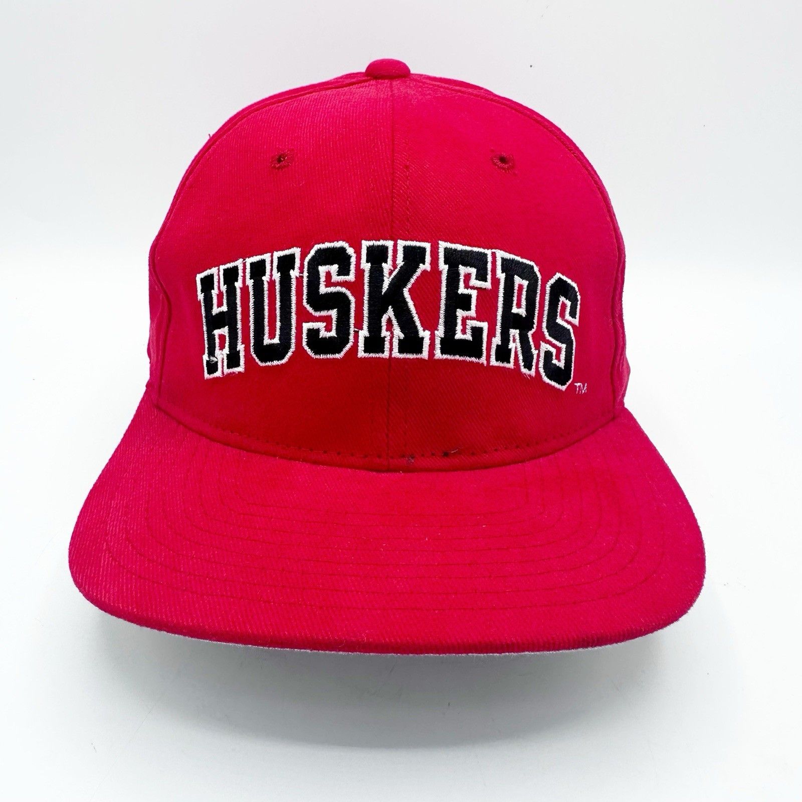 Champion × Vintage Vintage 90s Nebraska Cornhuskers NCAA Champion Red Snapback Size ONE SIZE - 2 Thumbnail
