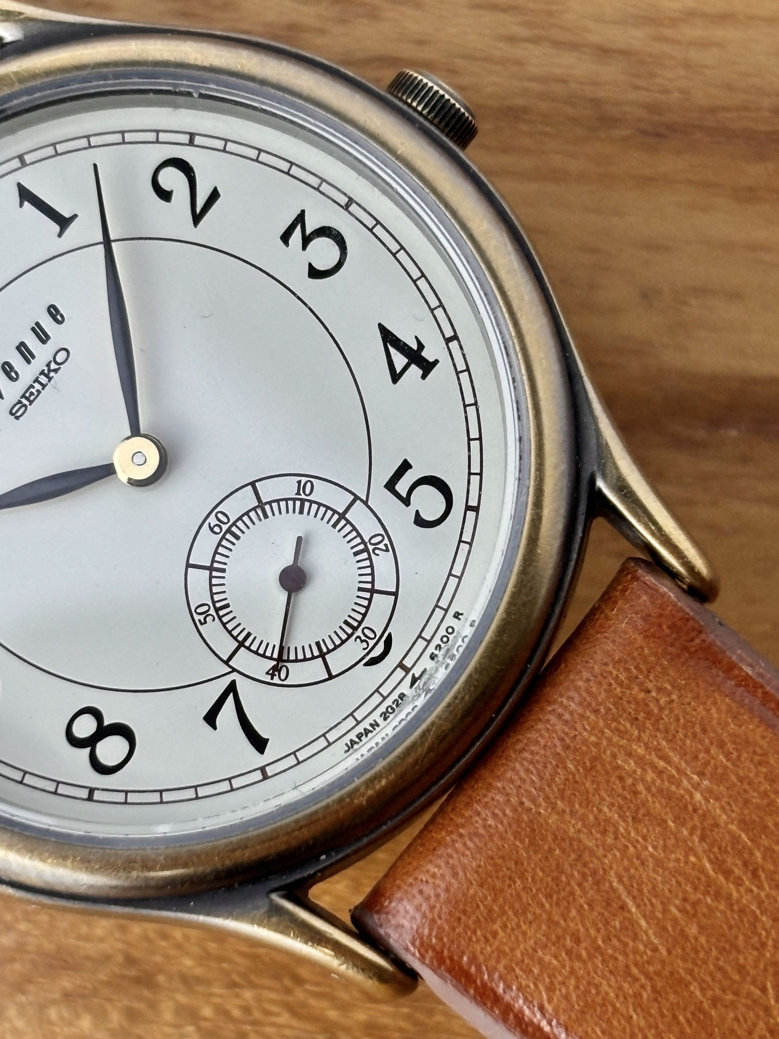 Seiko × Vintage Vintage 80s Seiko Avenue Small Sub Seconds serviced Size 32 - 3 Thumbnail