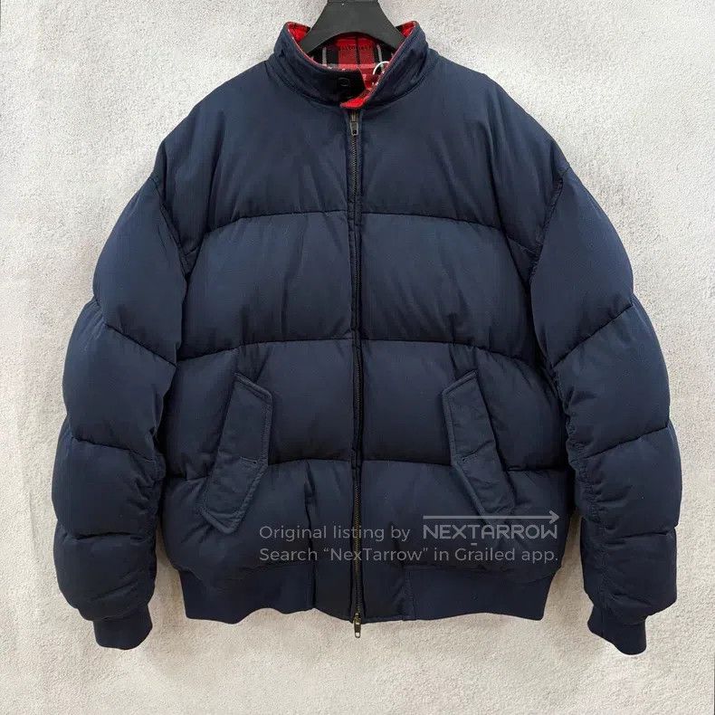 Balenciaga Balenciaga Double-Sided Wearing Dark Blue Red Lined Plaid Size US L / EU 52-54 / 3 - 1 Thumbnail