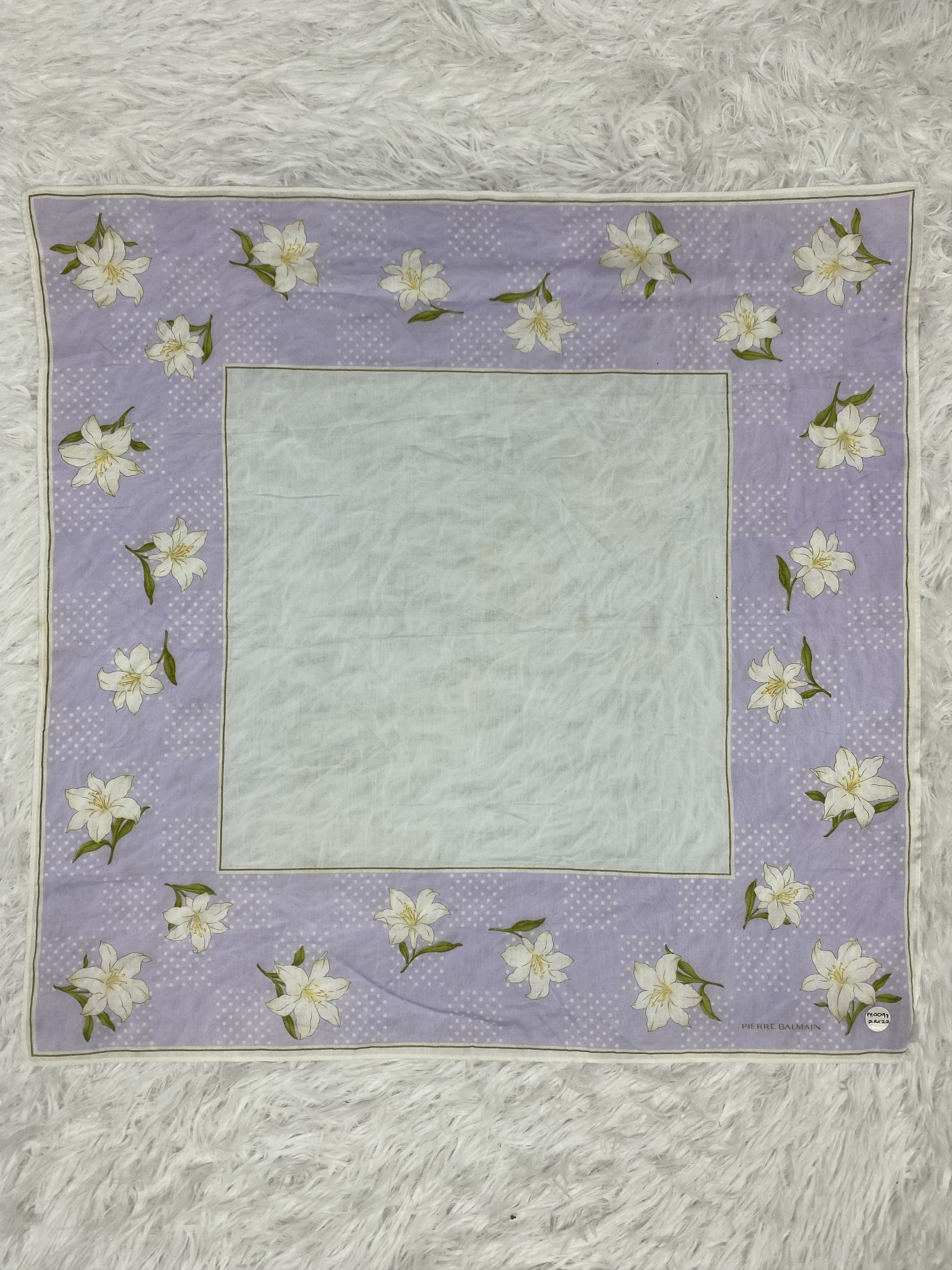 Pierre Balmain Vintage Pierre Balmain Handkerchief PH0097 Size ONE SIZE - 3 Thumbnail