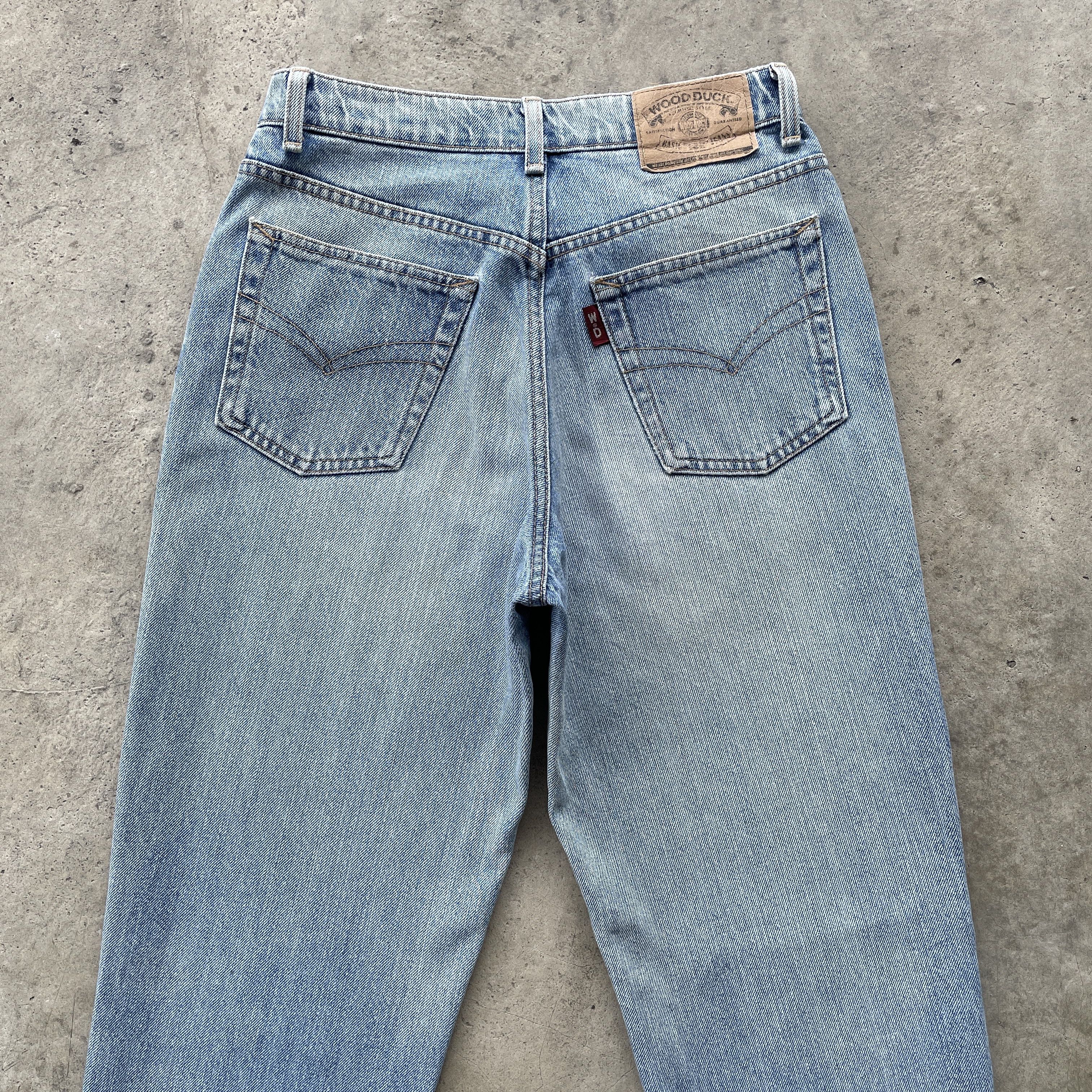 Japanese Brand × Jean Vintage Wood Duck Japan Faded Denim Jeans Pants Distressed Size US 28 / EU 44 - 11 Thumbnail