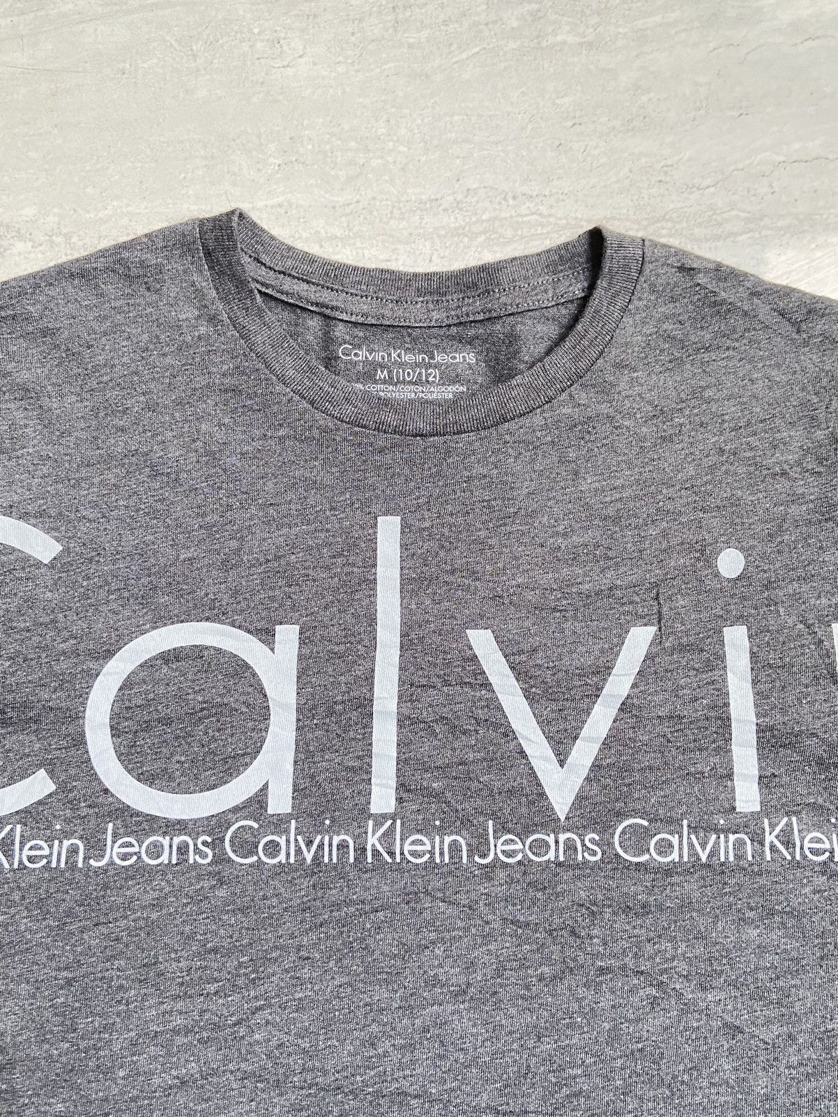 Calvin Klein CALVIN KLEIN Grey T-Shirt Size US XS / EU 42 / 0 - 5 Thumbnail