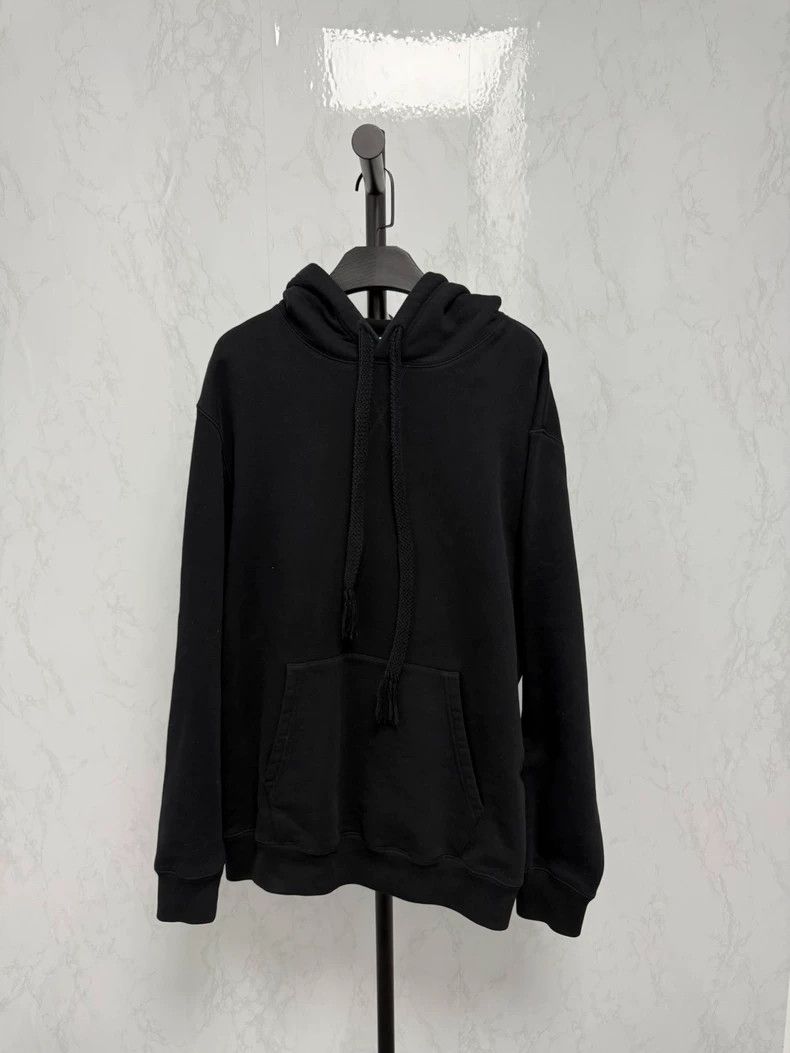 Loewe Loewe Black hoodie with a large logo on the back. Size L / US 10 / IT 46 - 2 Thumbnail