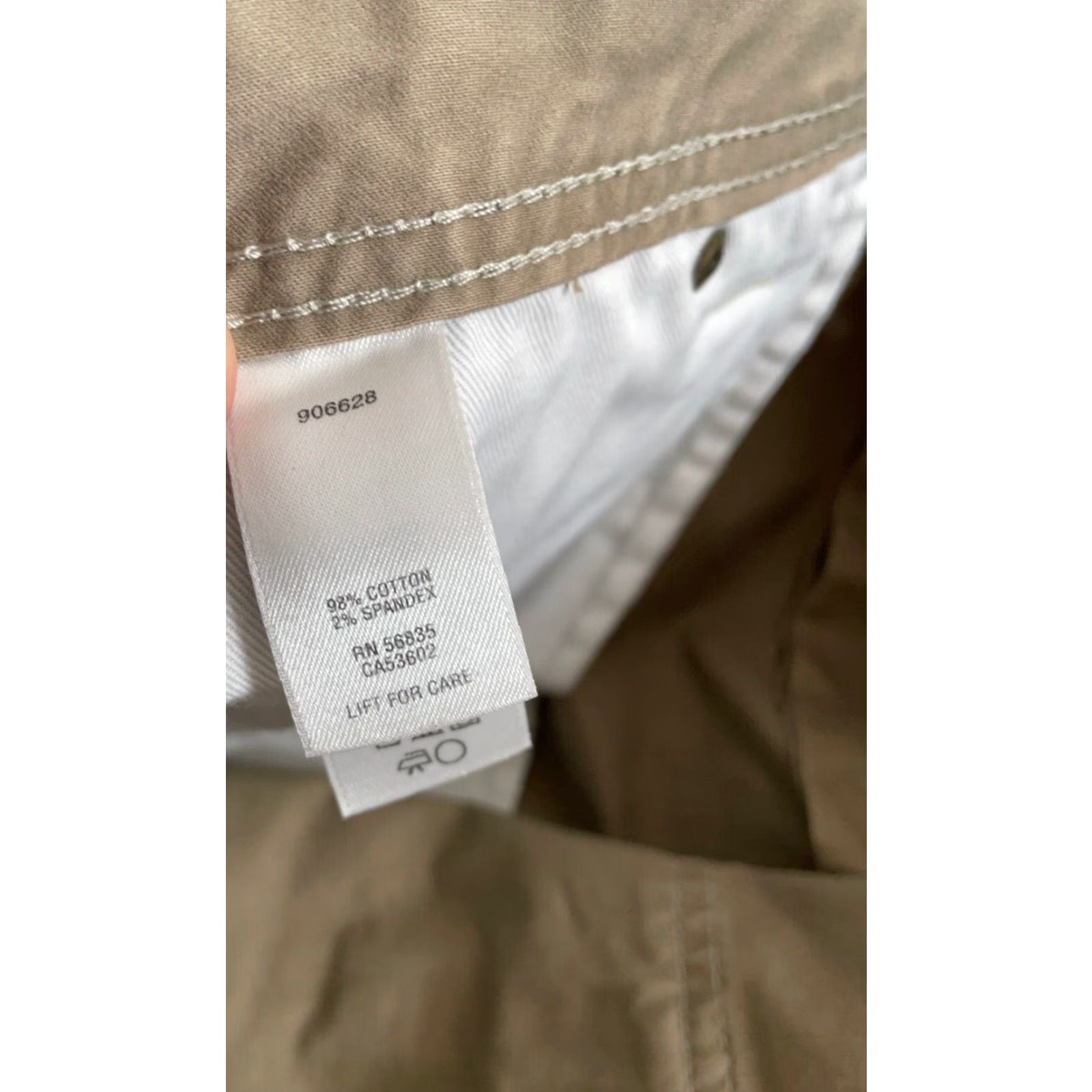 Vintage Cabela's Pants Mens 44 x 34 Cargo Straight Beige Heavy Cotton-Blend Stretch Zip Fly Nature Mens Size US 34 / EU 50 - 4 Thumbnail