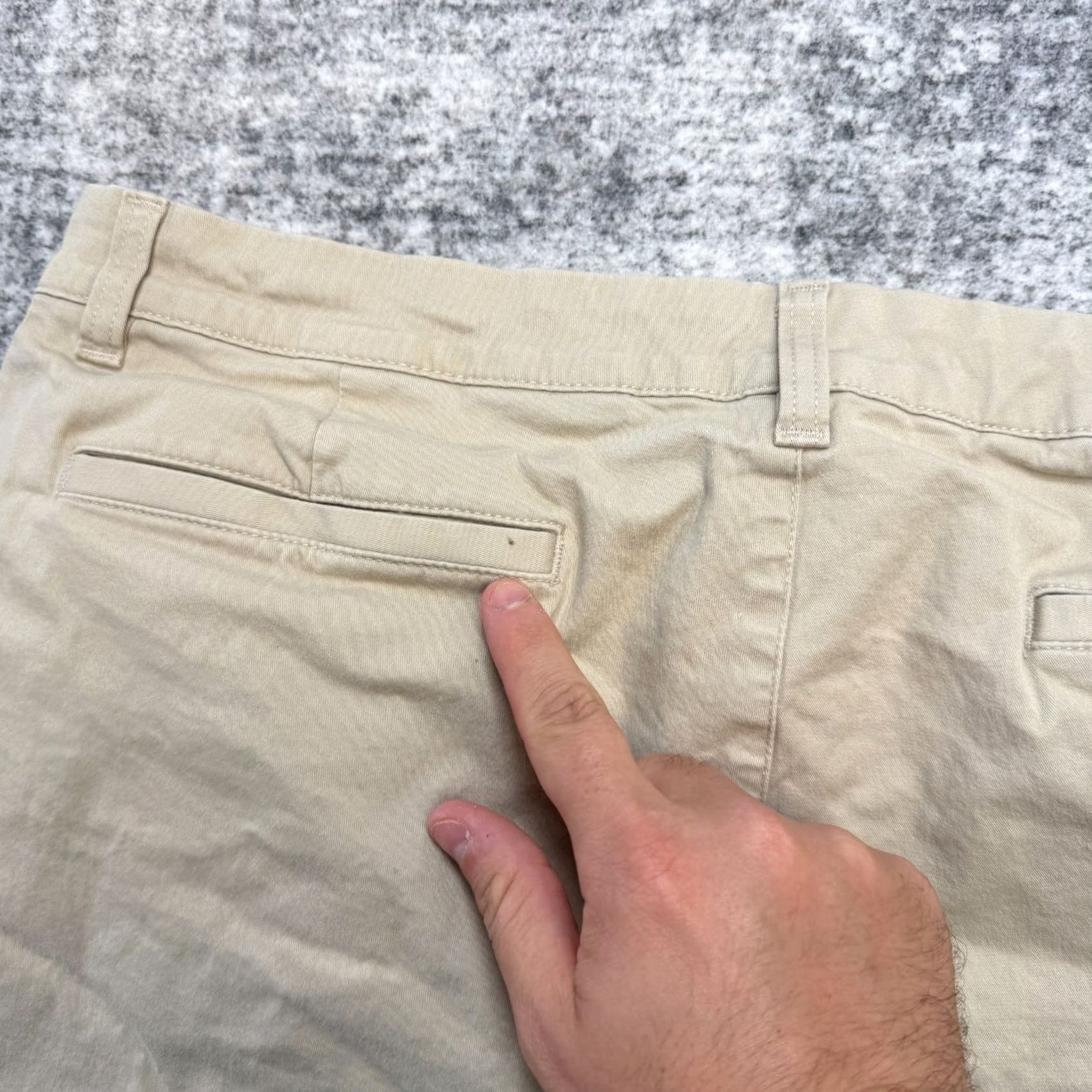Chubbies Chubbies Shorts Chino Regular Fit Stretch Khaki Beach 7" Inseam 38 (Fit 36) Mens Size US 38 / EU 54 - 6 Thumbnail