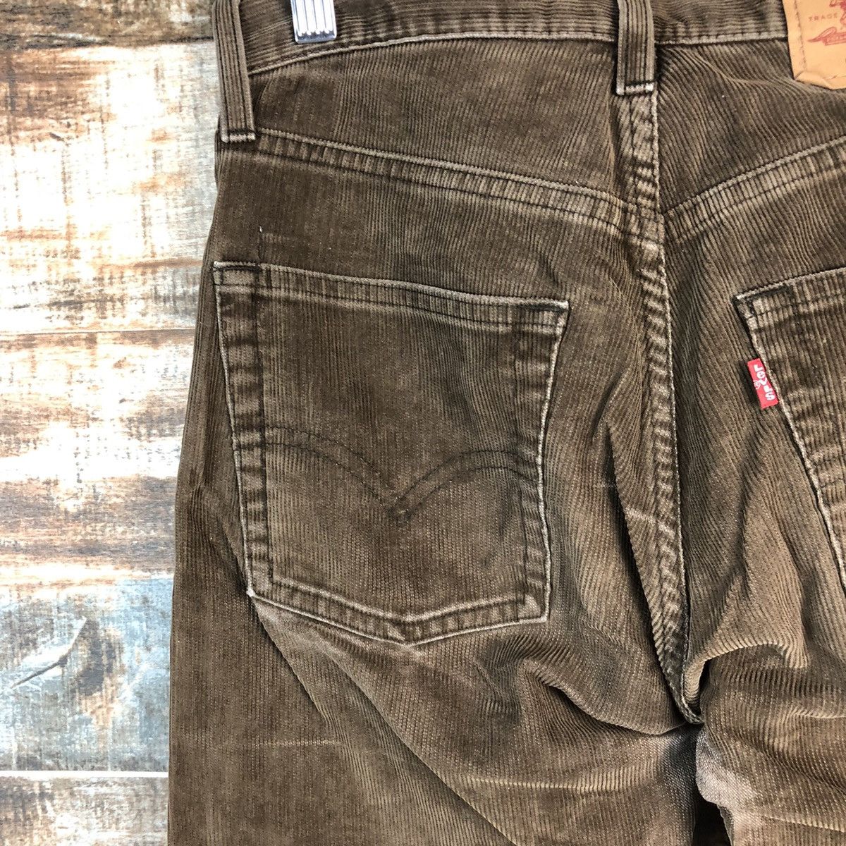 Levi's DL Levis 505 custom Brown Conduroy Jeans #C636 Size US 28 / EU 44 - 16 Thumbnail
