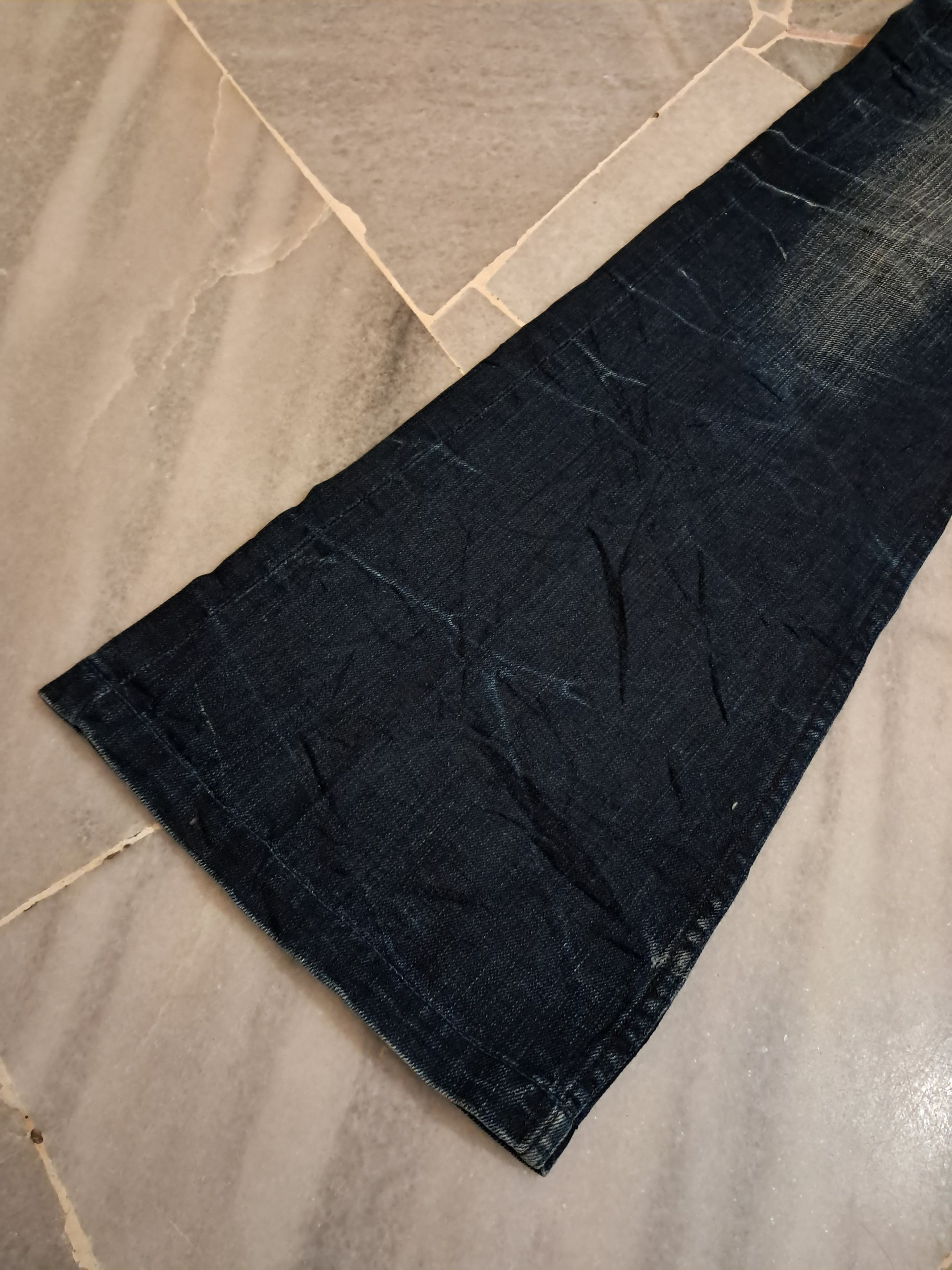 Hysteric Glamour × Japanese Brand × Tornado Mart Super Flare Jeans Japan Lightning Wash Swell Jeans Size US 30 / EU 46 - 3 Thumbnail