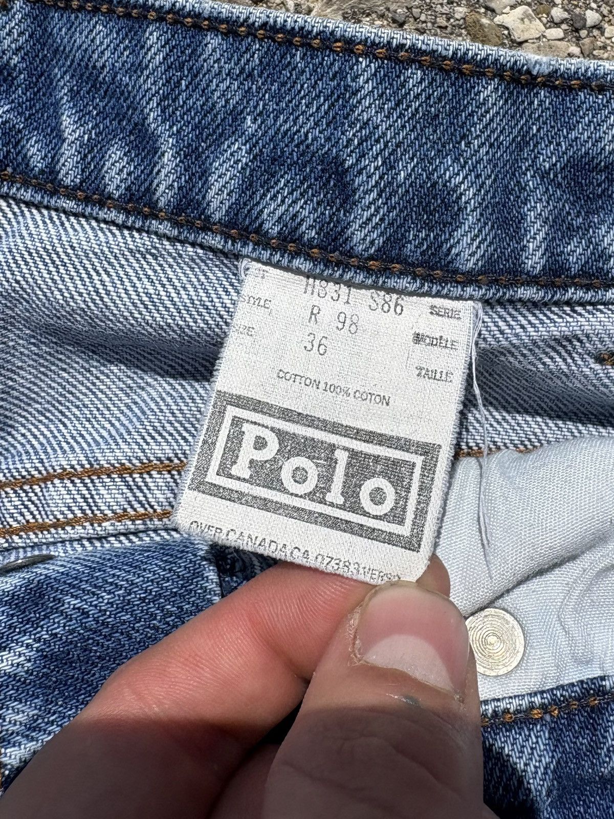 Polo Ralph Lauren Rare vintage 90s polo ralph lauren made in canada denim Size US 36 / EU 52 - 7 Thumbnail