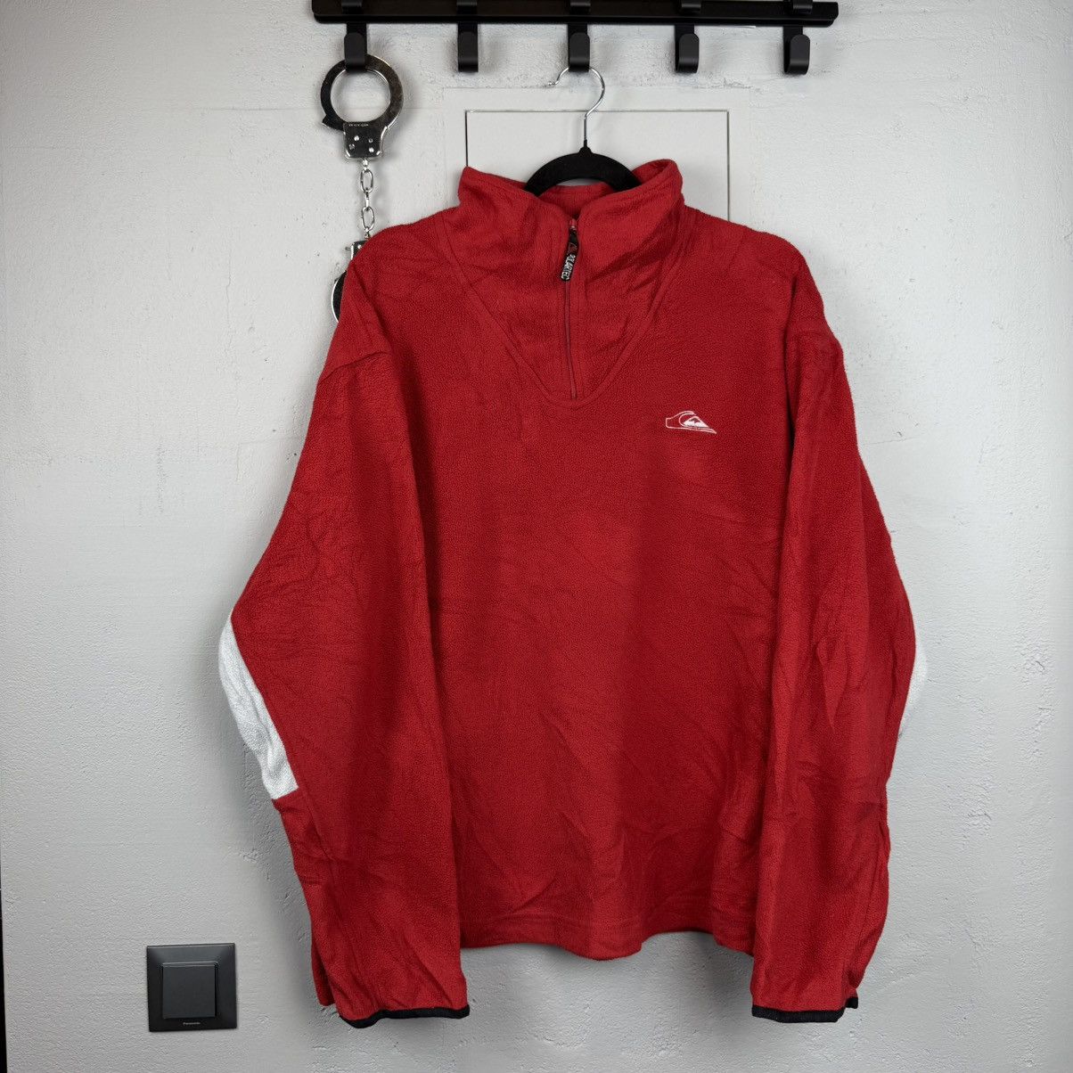 Quiksilver Vintage Quicksilver Fleece Y2K Avant Garde Size US L / EU 52-54 / 3 - 1 Thumbnail