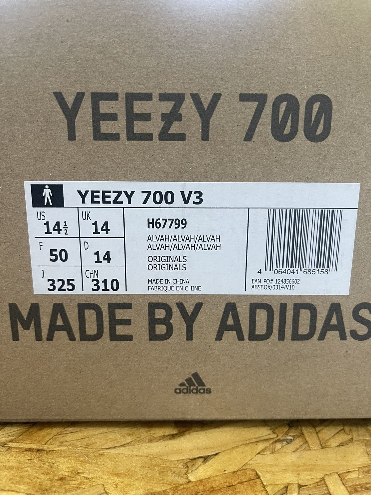 Adidas Yeezy 700 V3 Alvah (14.5) Size US 14 / EU 47 - 6 Thumbnail