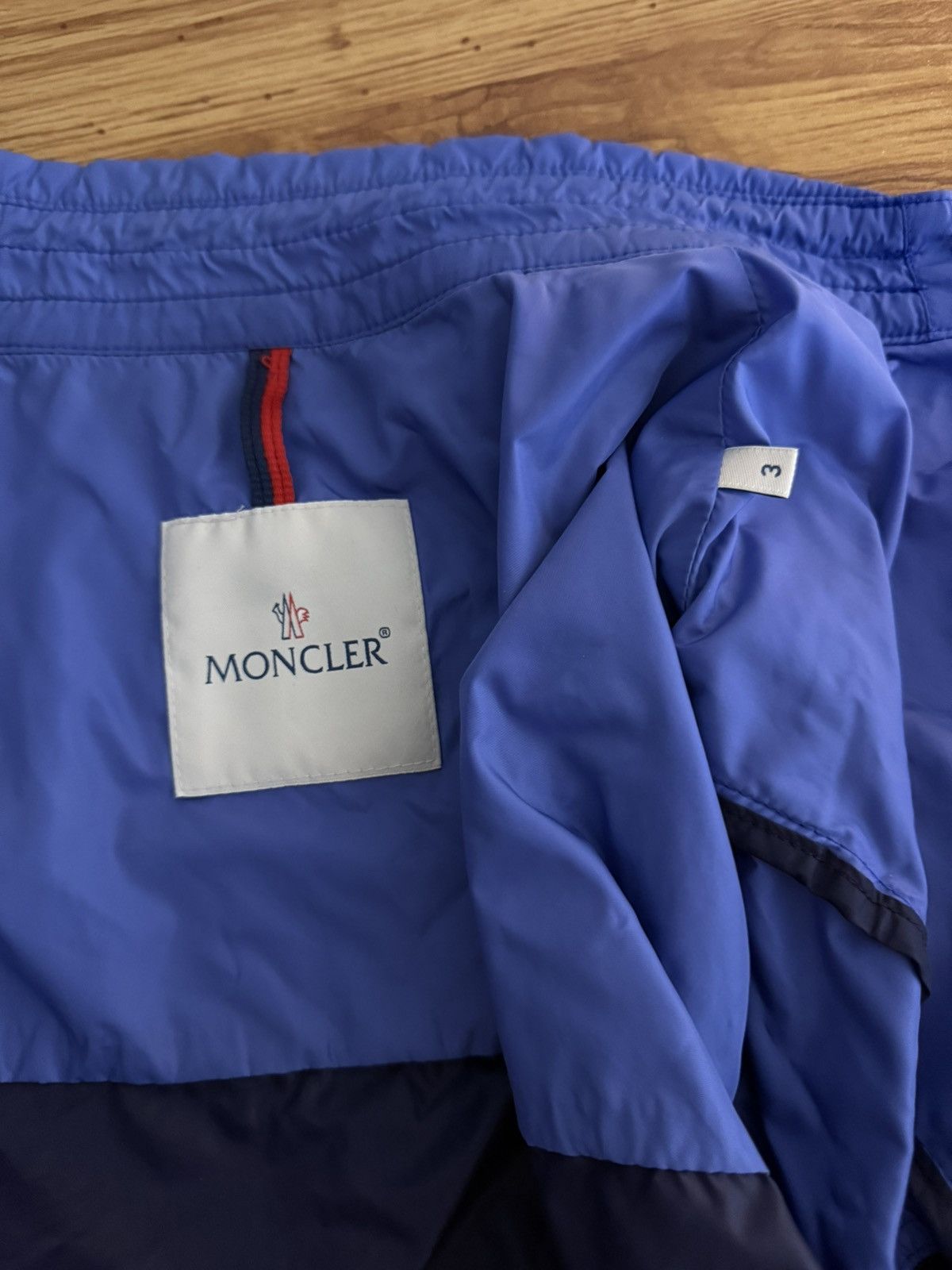 Moncler Moncler Jacket Gaubert Size 3 (M) Blue Size US M / EU 48-50 / 2 - 9 Thumbnail