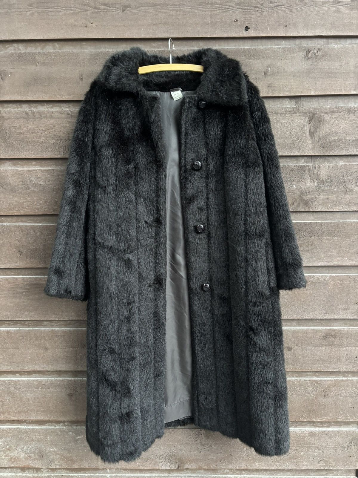 Vintage Vintage 70s fawx fur coat make in Britain Size XL / US 12-14 / IT 48-50 - 5 Thumbnail