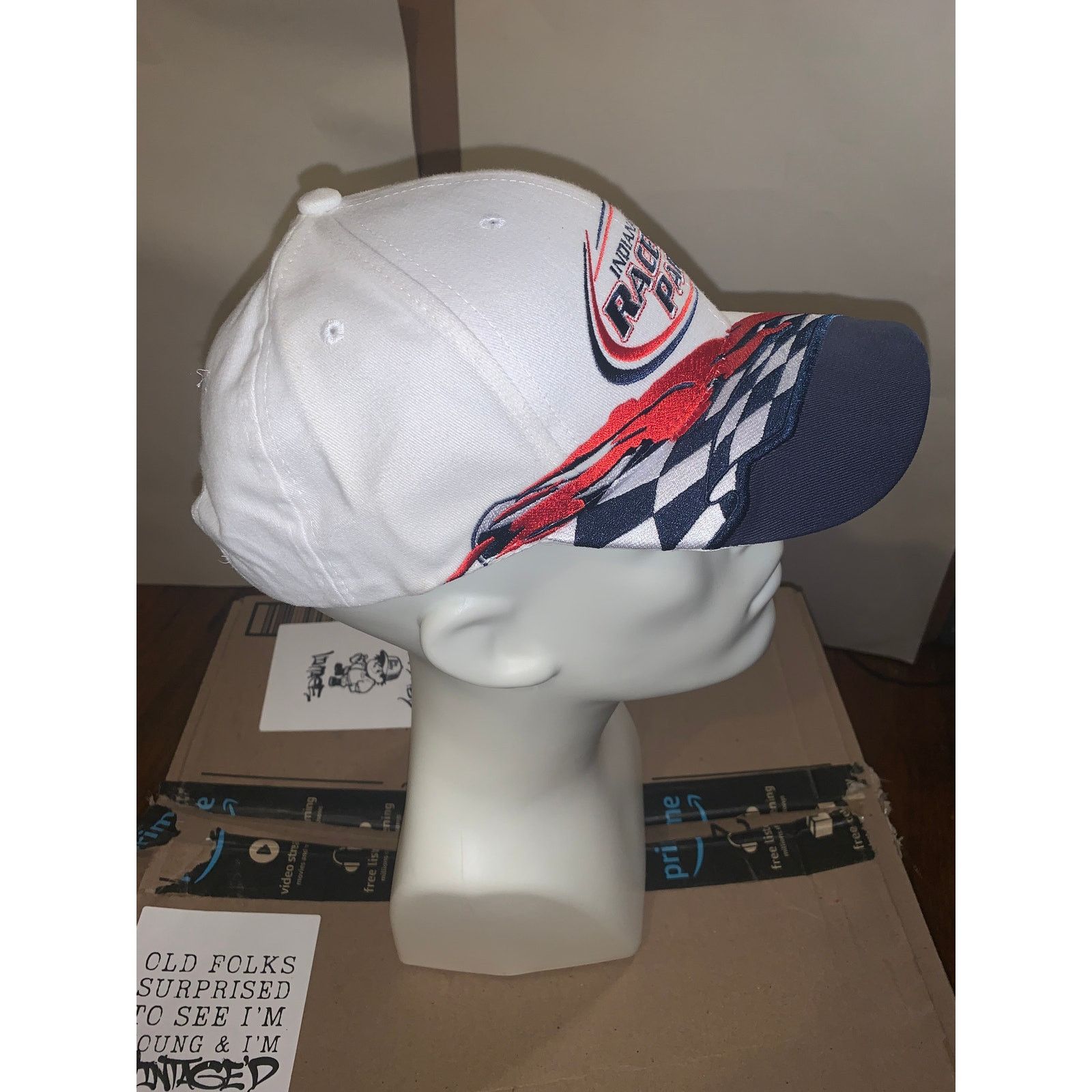 Other × Vintage Vtg Indianapolis Raceway Park NHRA Hat Deadstock Main Gate Size ONE SIZE - 2 Thumbnail