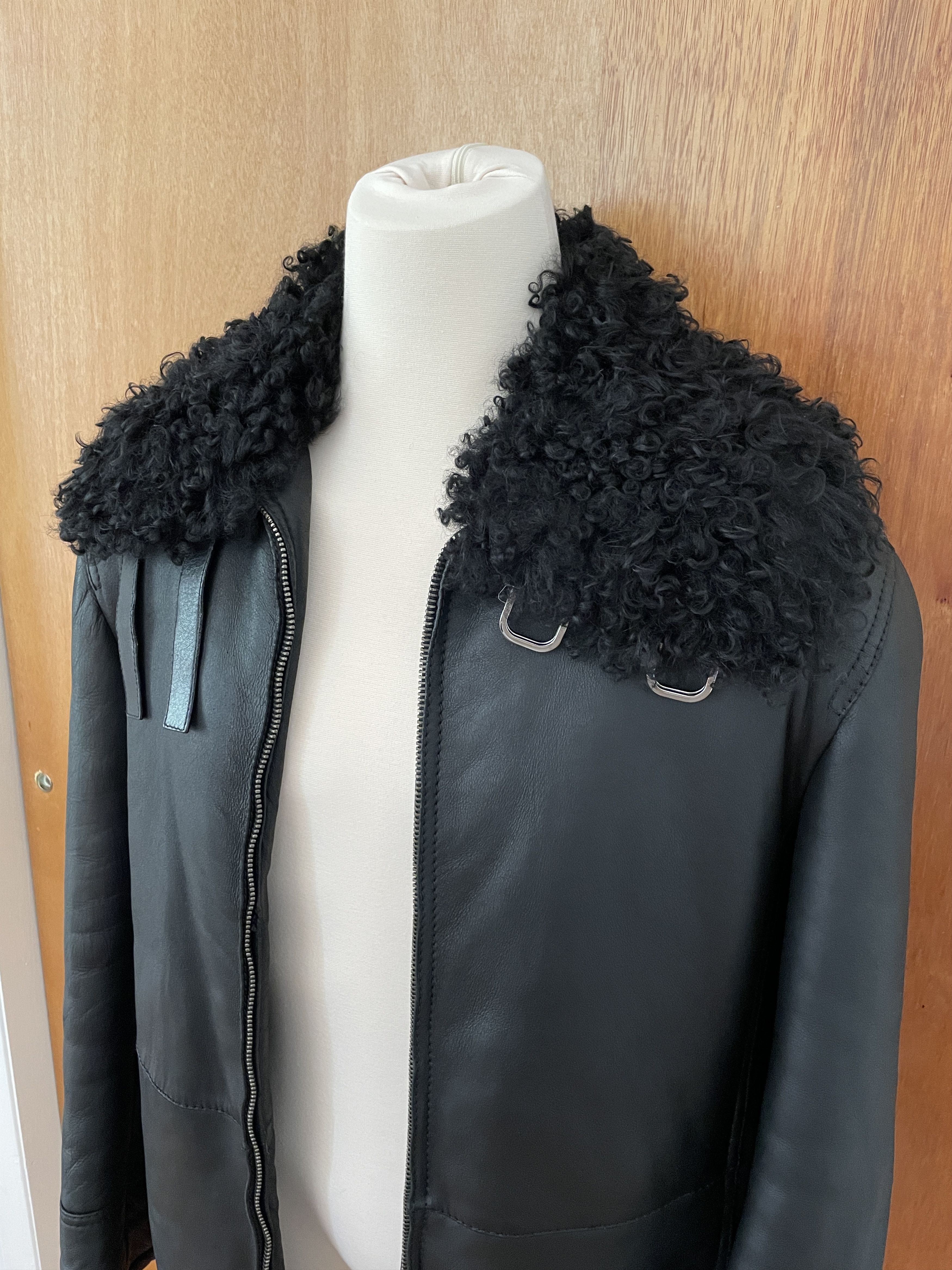 Gucci Shearling and Leather A/W '01 Coat Size US L / EU 52-54 / 3 - 5 Thumbnail