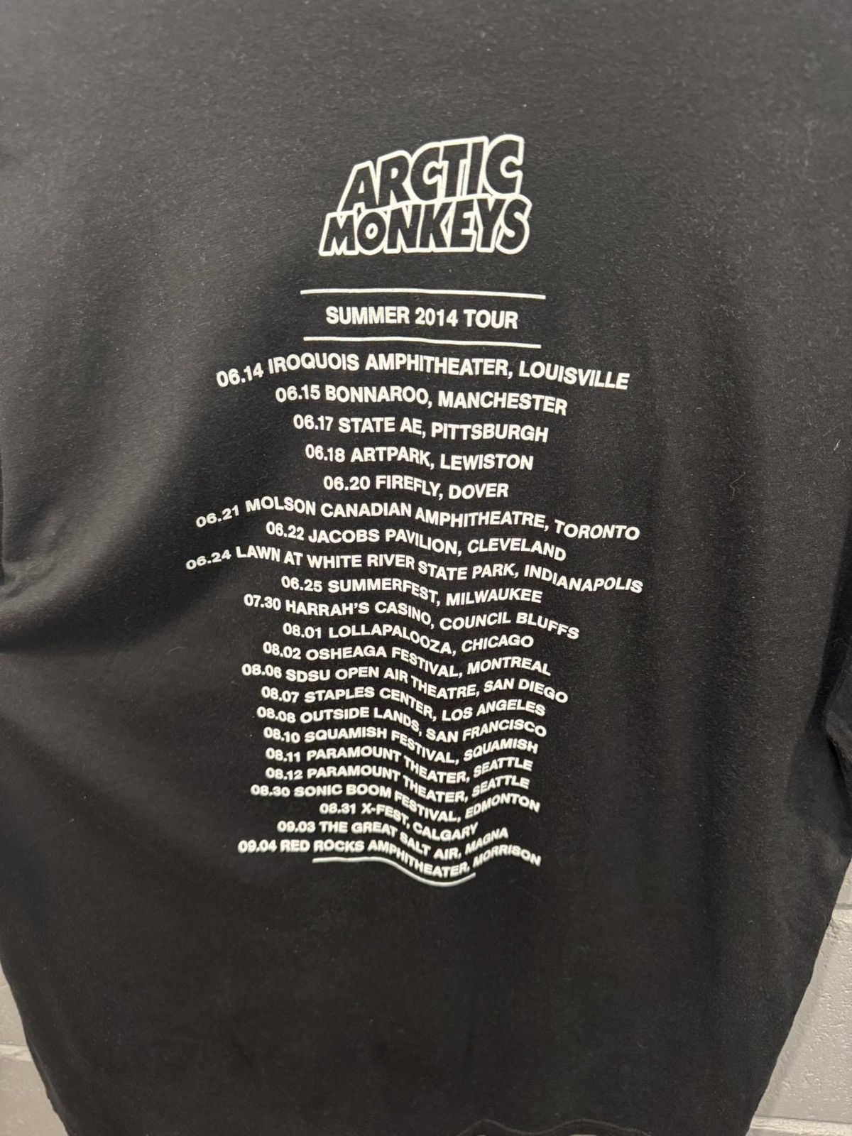 Band Tees Arctic Monkeys Band T-Shirt AM Tour Tee Size US L / EU 52-54 / 3 - 3 Thumbnail
