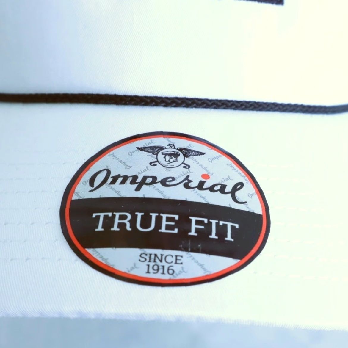 Imperial Imperial E&H White Microfiber Golf Snapback Hat Men OS Size ONE SIZE - 2 Thumbnail