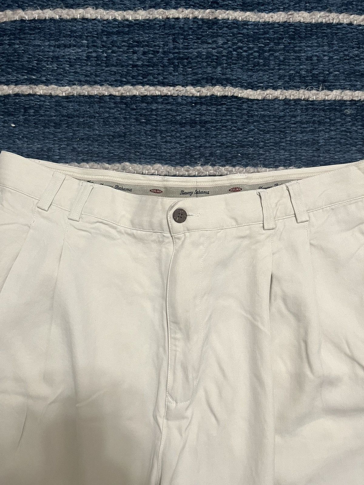 Tommy Bahama Casual Dress Pants White 34x34 Large Size US 34 / EU 50 - 3 Thumbnail