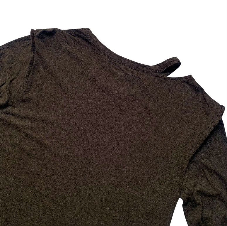 Yohji Yamamoto B yohji yamamoto collar cut it out long sleeve t shirt Size S / US 4 / IT 40 - 5 Thumbnail