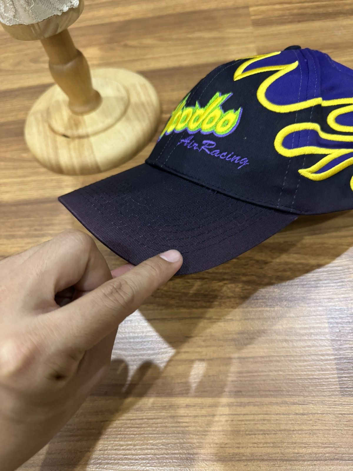 Vintage VINTAGE VOODOO AIR RACING FLAMES HAT CAP Size ONE SIZE - 9 Thumbnail