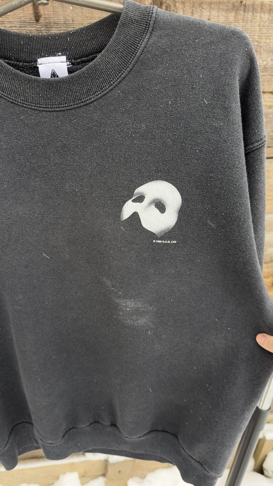 Vintage 1988 Vintage The Phantom Of The Opera Sweatshirt Kanye Style Size US L / EU 52-54 / 3 - 2 Thumbnail