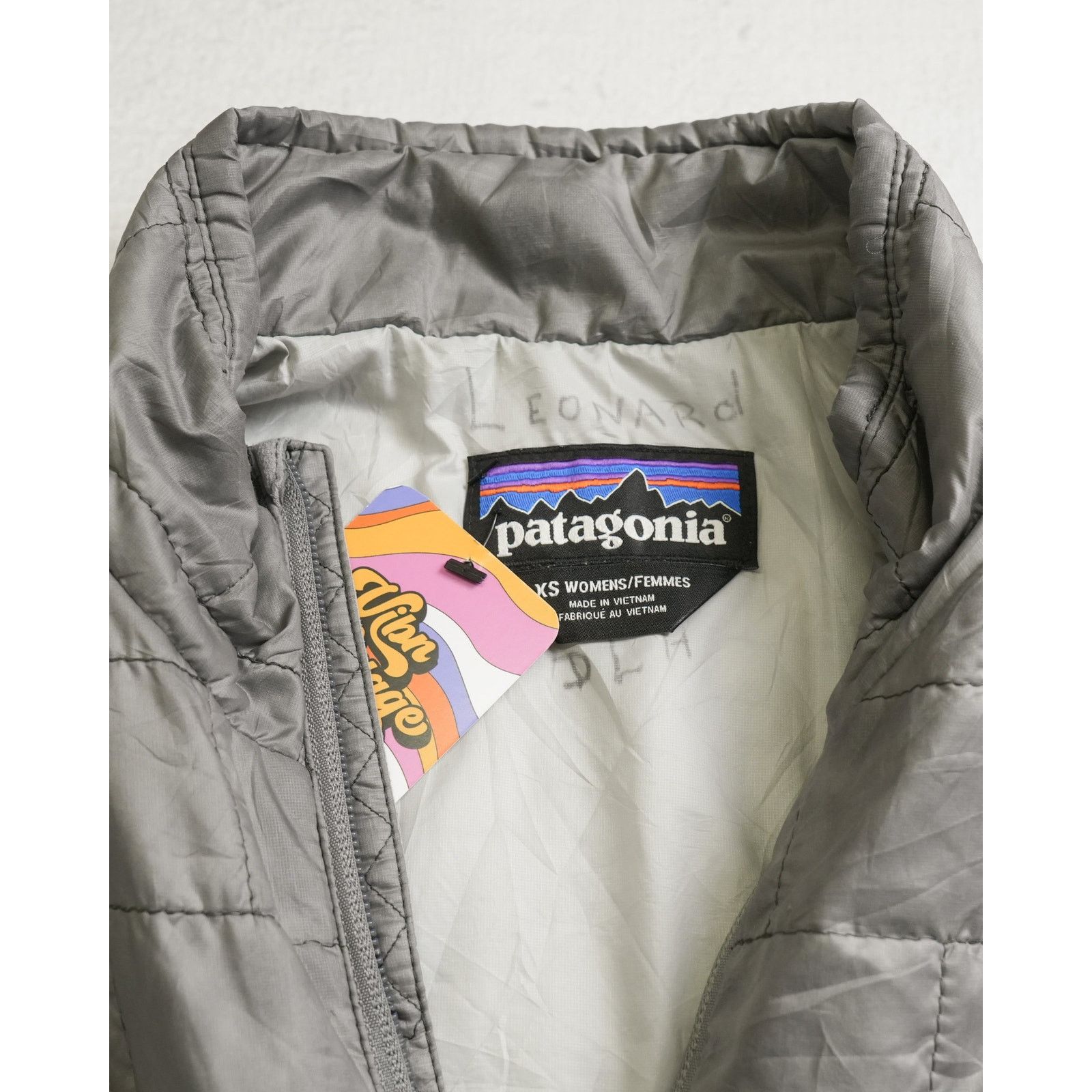 Patagonia Vintage 90s Patagonia Grey Insulated Jacket - Women's XS Size XS / US 0-2 / IT 36-38 - 3 Thumbnail