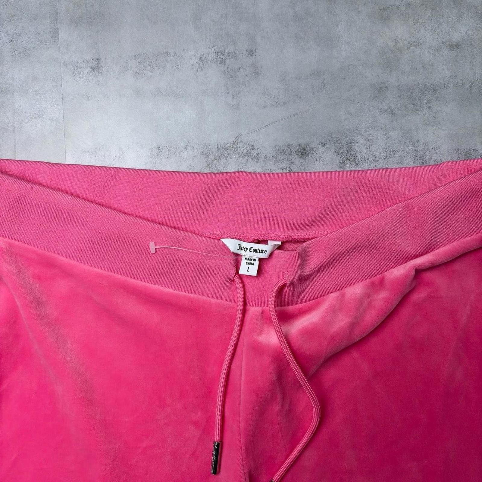 Juicy Couture Jeans Y2K Pink Juicy Couture Grunge Flared Rhinestone Sweatpants Size 36" / US 14 / IT 50 - 5 Thumbnail