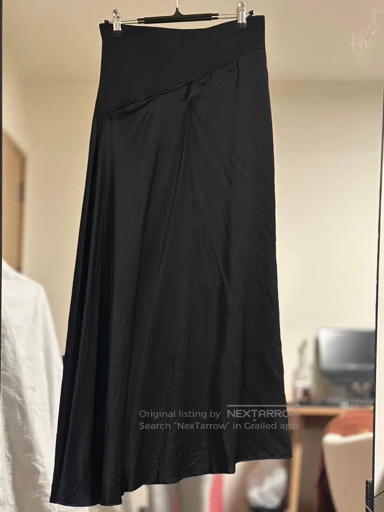 Yohji Yamamoto Yohji Yamamoto size 3 Irregular Hem Silk Half Skirt Size 25" / US 0 / IT 36 - 5 Thumbnail