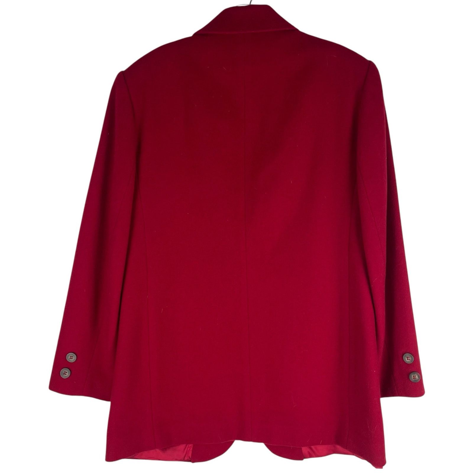 Lands' End Lands' End Wool Cashmere Blend Blazer Red SIze 10 Size L / US 10 / IT 46 - 6 Thumbnail