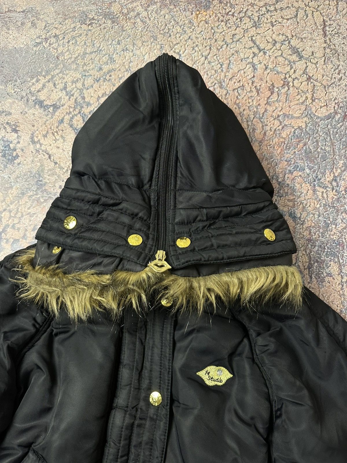 20471120 Fur Jacket PUFFER BOMBER LGB Style Size US S / EU 44-46 / 1 - 4 Thumbnail