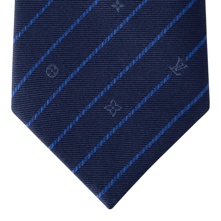 Louis Vuitton Monogram Pinstripes Tie - 148 x 7 cm Size ONE SIZE - 5 Thumbnail