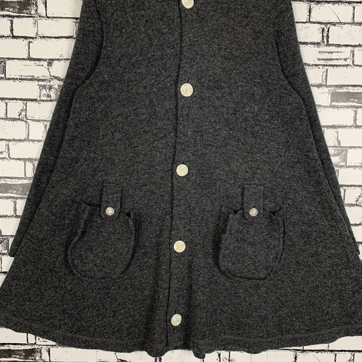 Sunao Kuwahara Wool Cloak Cape Size M / US 6-8 / IT 42-44 - 5 Thumbnail