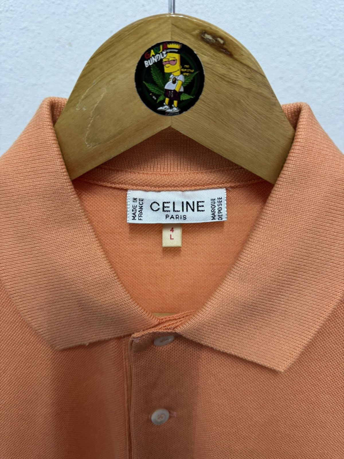 Celine Vintage Celine Embroidery Polos Tee Size US L / EU 52-54 / 3 - 3 Thumbnail