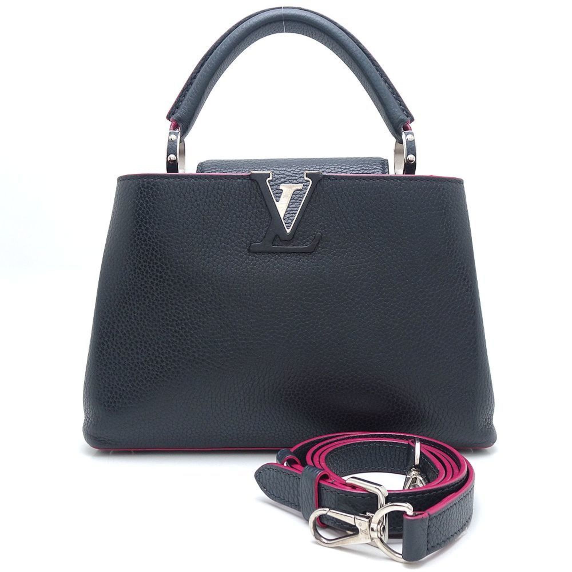Louis Vuitton LOUIS VUITTON Capucines BB M94517 2-Way Bag Parnassea Line Cobalt Fuchsia 351837 Size ONE SIZE - 1 Thumbnail