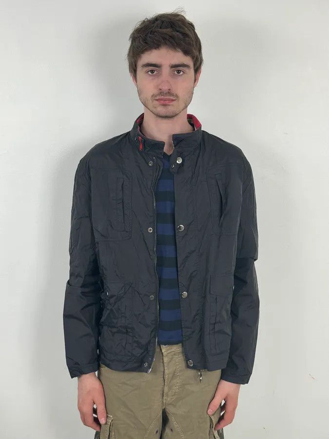 Gucci AW2007 Gucci Navy Multi Pockets Nylon Light Jacket by Frida Giannini Size US M / EU 48-50 / 2 - 2 Thumbnail