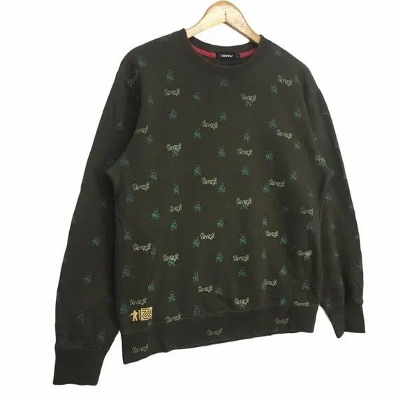 Vintage SEVEN2 SKULL AOP All Over Print Sweatshirt Pullover Jumper Size US L / EU 52-54 / 3 - 3 Thumbnail