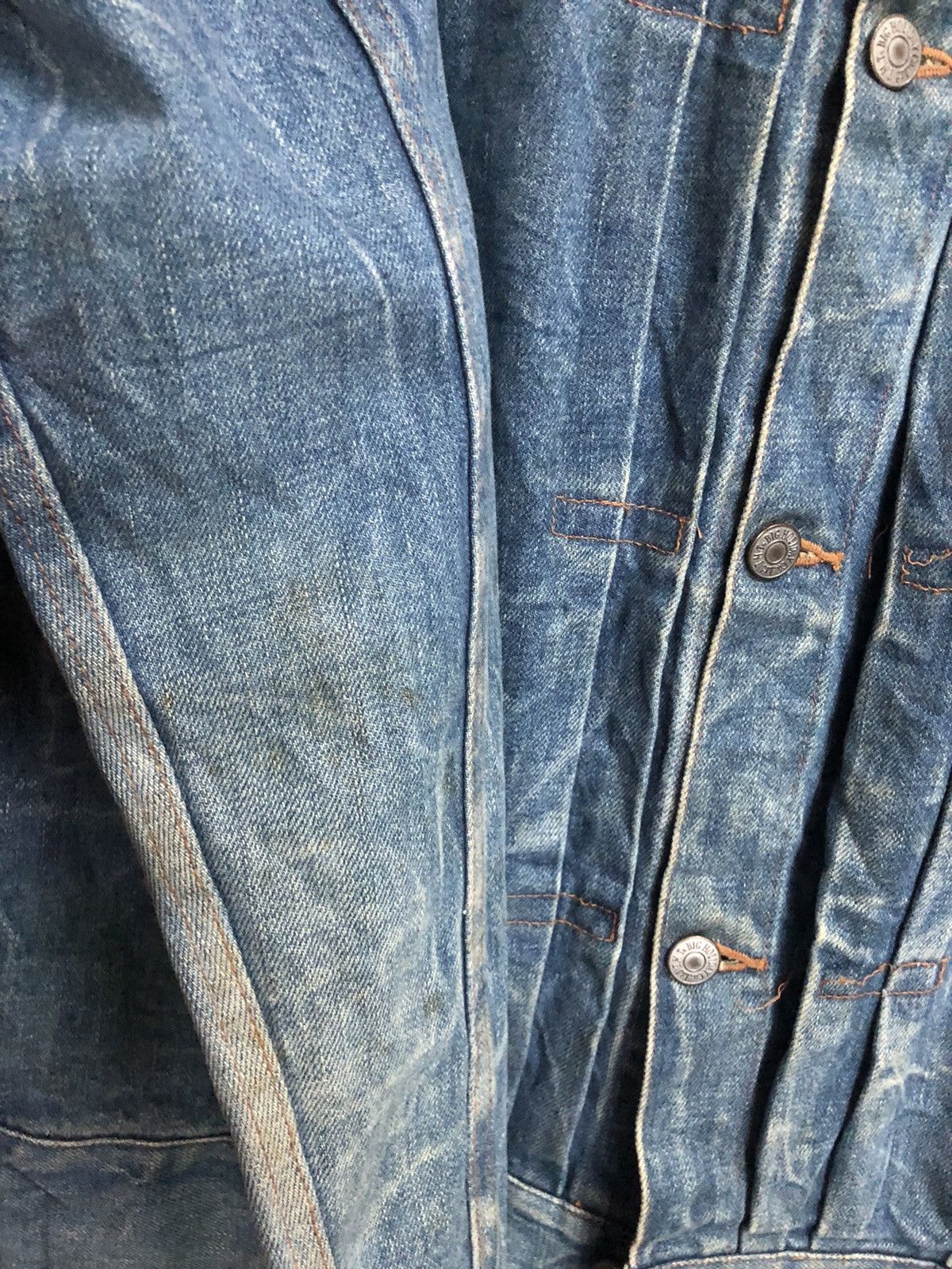 Japanese Brand Big Holiday Rusty mud max Distressed Denim Typle 1 Jacket Size US M / EU 48-50 / 2 - 5 Thumbnail