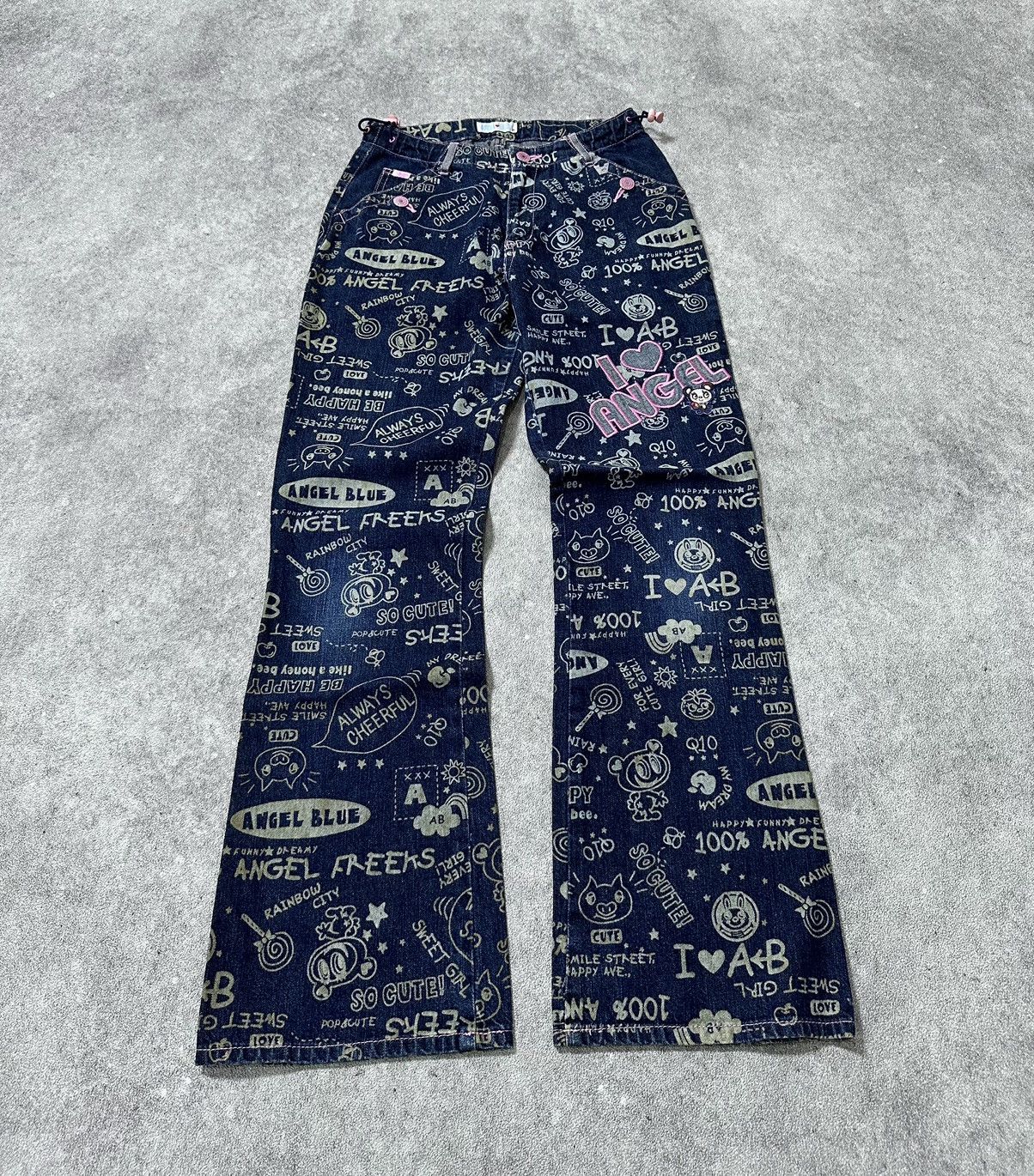 Angel Blue Y2K Japanes Angel Blue Flare Jeans Size 27" / US 4 / IT 40 - 1 Thumbnail