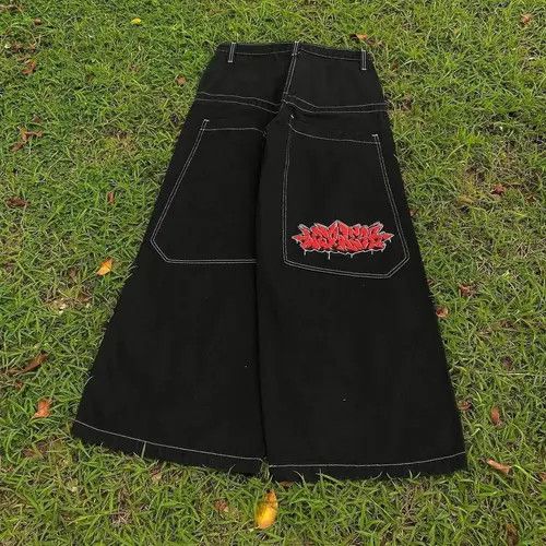 image of Vintage Baggy Jeans Men in Black (Size 33)