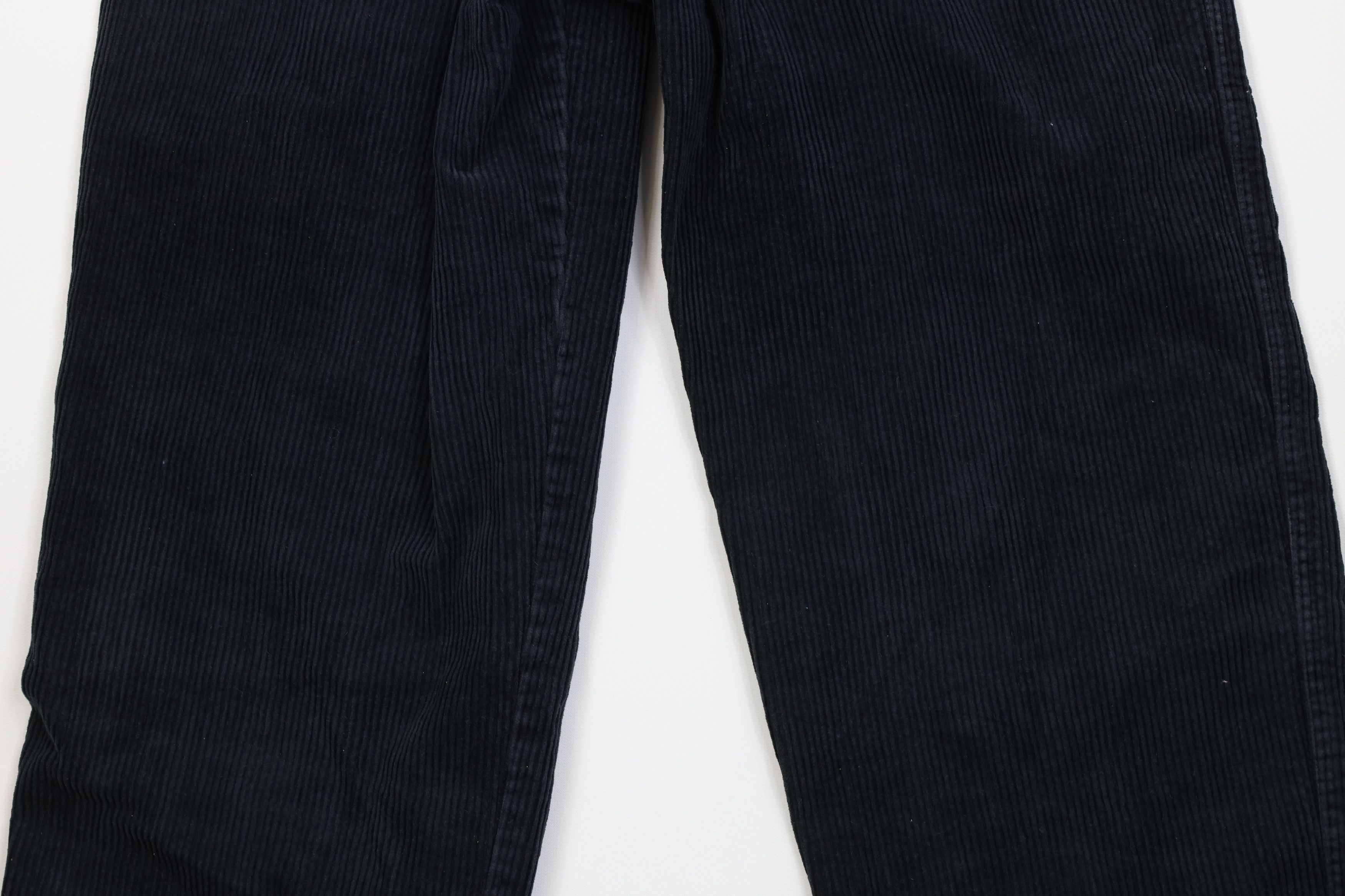 Vintage Vintage 90s Streetwear Wide Leg Corduroy Chino Pants Black Size 27" / US 4 / IT 40 - 10 Thumbnail