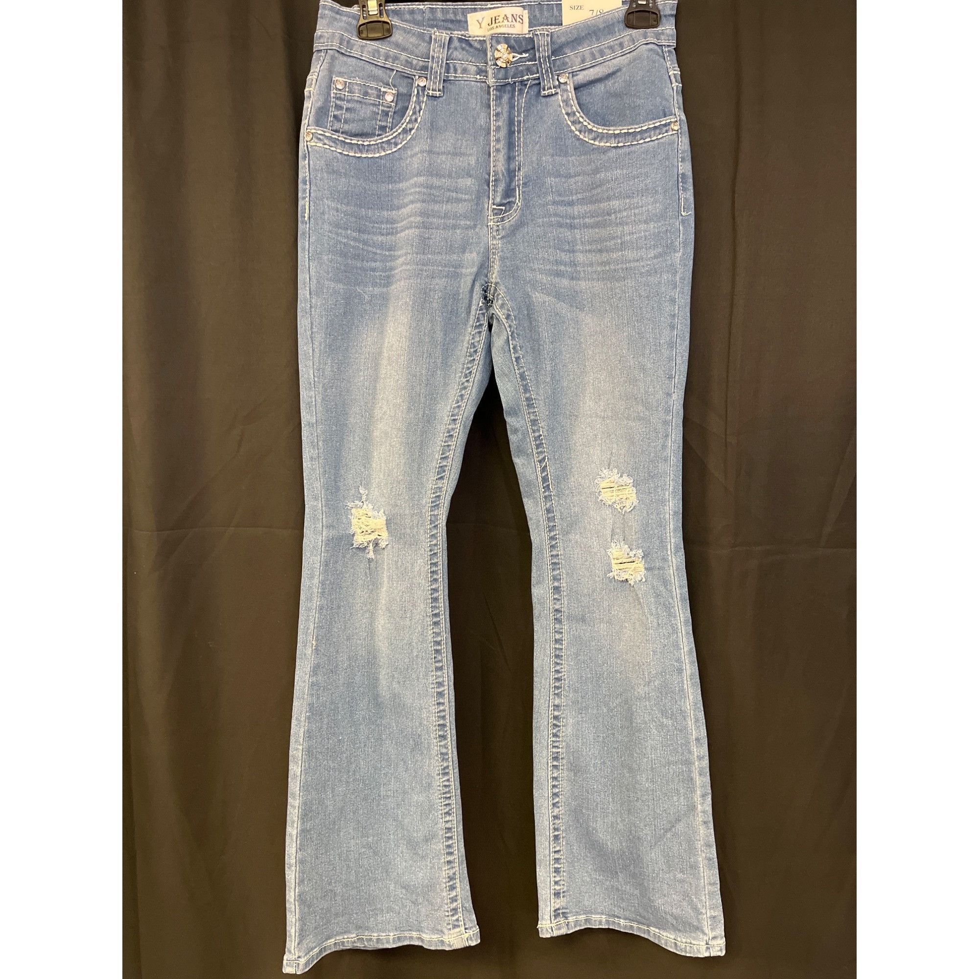 Other Y Jeans Women's Blue Jeans/Bootcut Size 7/8 SKU 5382 Size 28" / US 6 / IT 42 - 1 Thumbnail