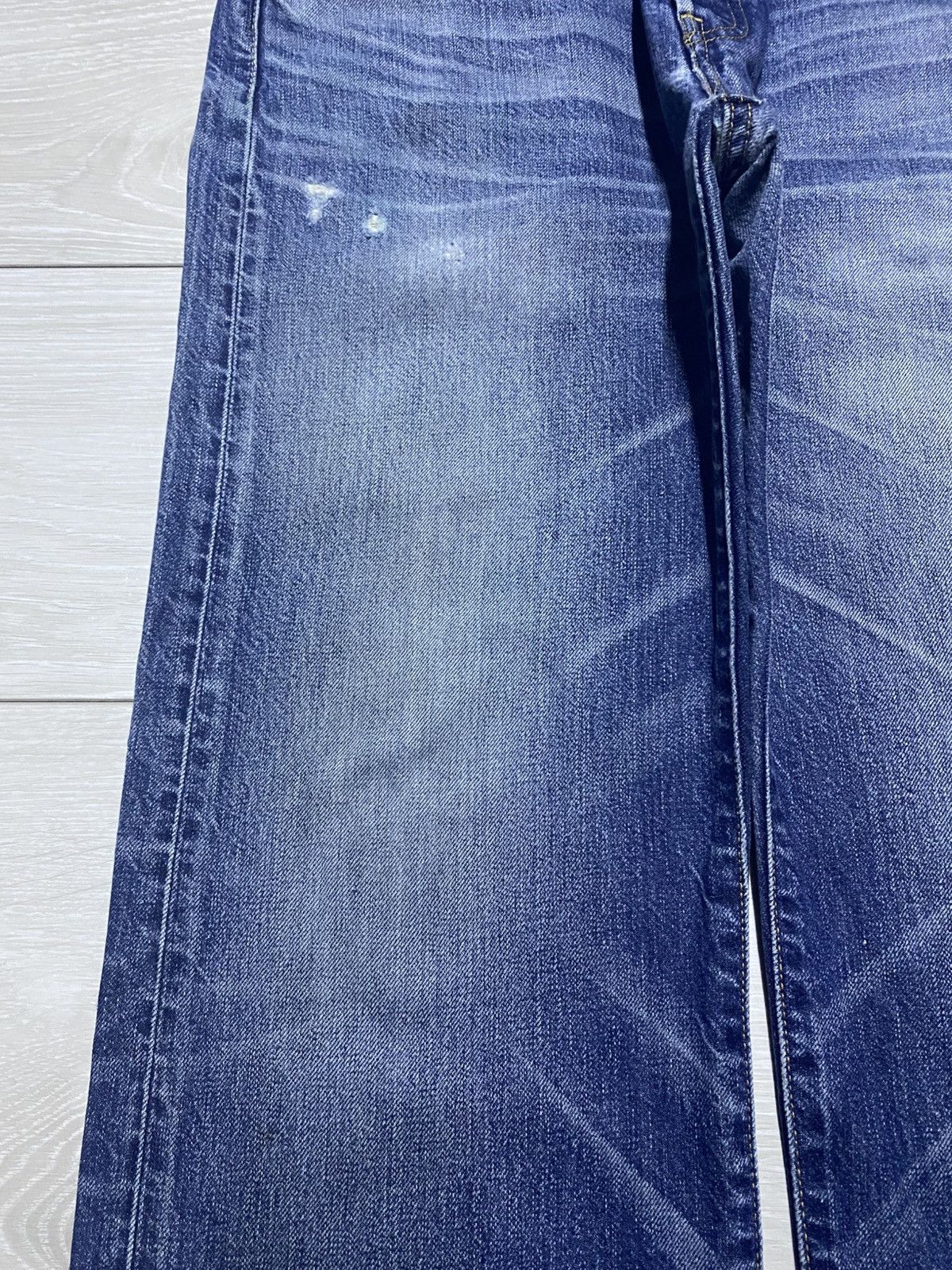 Levi's Vintagw Levis 501 Whisker ButtonFly Distressed Loose Jeans Size US 32 / EU 48 - 7 Thumbnail