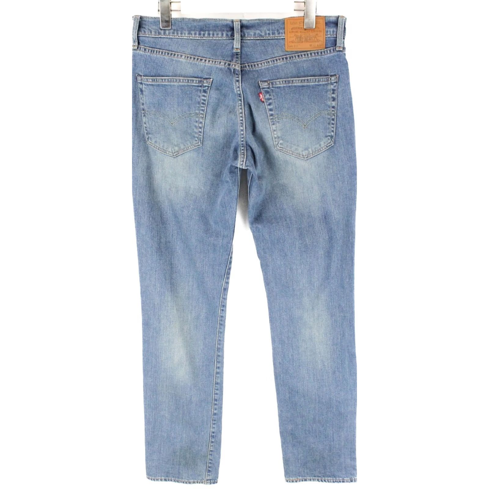 Levi's Levi's 511 Jeans Men's W32/L32 Slim Leg Whiskers Faded Blue Size US 32 / EU 48 - 2 Thumbnail